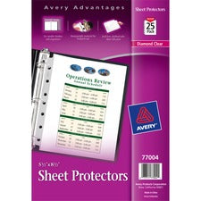 Avery® Mini Diamond Clear Heavyweight Sheet Protectors - Acid-free
