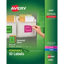 Avery&reg; Neon Multipurpose Labels