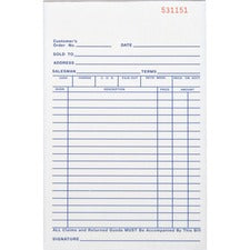 Business Source All-purpose Carbonless Triplicate Forms