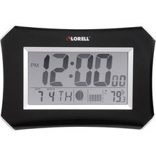 Lorell LCD Wall/Alarm Clock