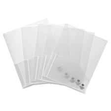 Business Source Transparent 2-Pocket Portfolios