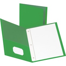 Business Source Storage Pockets Fastener Folders