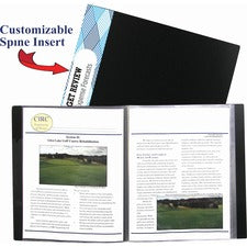 C-Line 12-Pocket Bound Sheet Protector Presentation Book