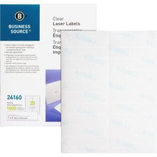 Business Source Permanent Adhesive Laser Labels