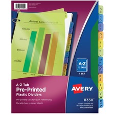 Avery&reg; Durable Preprinted Tab Dividers