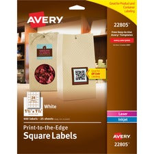 Avery&reg; Easy Peel Labels - Sure Feed - TrueBlock