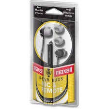 Maxell In-Ear Earbuds with Microphone and Remote