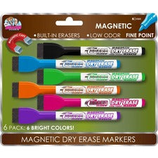 The Board Dudes 6 Fine Point Magnetic Dry Erase Markers