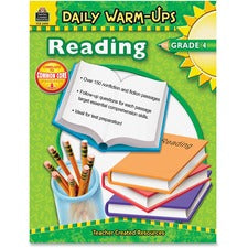 Teacher Created Resources Warm-up Grade 4 Reading Rook Printed Book