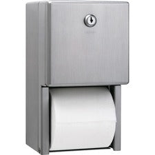 Bobrick Washroom 2-roll Steel Bath Tissue Dispenser