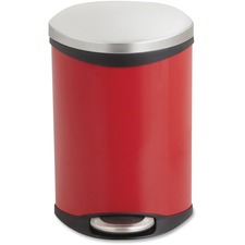 Safco Ellipse Hands Free Step-On Receptacle