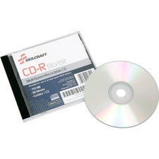 SKILCRAFT CD Recordable Media - CD-R - 52x - 700 MB - 1 Pack Jewel Case