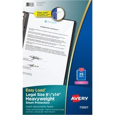 Avery® Heavyweight Sheet Protectors - Acid-free, Archival-safe, Top-loading
