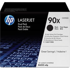 HP 90X (CE390XD) Original Toner Cartridge - Dual Pack