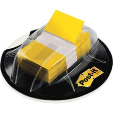 Post-it&reg; 1"W Flags in Desk Grip Dispenser