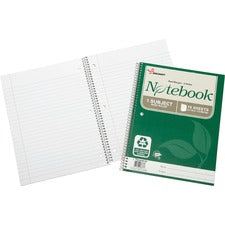 SKILCRAFT Single-subject Wide Rule Spiral Notebook