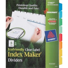 SKILCRAFT 8-Tab Set Index Maker Dividers
