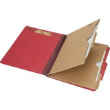 SKILCRAFT Pocket Style 6-part Letter Classification Folders