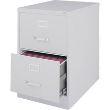 Lorell Commercial Grade 28.5'' Legal-size Vertical Files - 2-Drawer