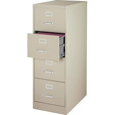 Lorell Commercial Grade 28.5'' Legal-size Vertical Files - 4-Drawer