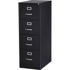 Lorell Commercial Grade 28.5'' Legal-size Vertical Files - 4-Drawer