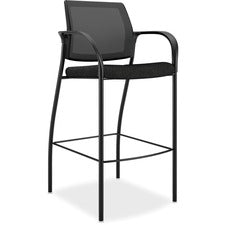 HON Ignition Cafe-Height Stool, Black