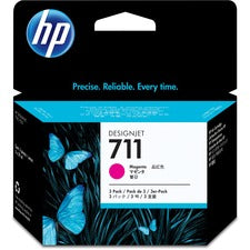 HP 711 (CZ135A) Original Ink Cartridge - Multi-pack