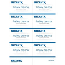 SICURIX Name Badge Kit Insert