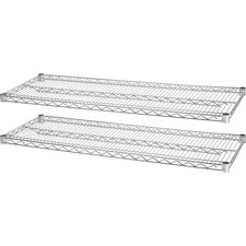 Lorell Indust Wire Shelving Starter Extra Shelves