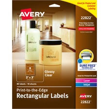 Avery&reg; Sure Feed Labels - Print to the Edge
