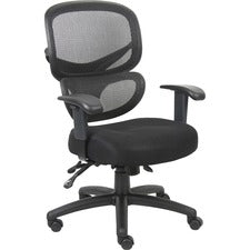 Lorell Mesh-Back Fabric Executive Chairs