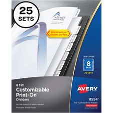 Avery&reg; Customizable Print-On Dividers