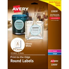 Avery&reg; True Print Labels - Print-to-the-Edge