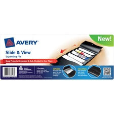 Avery&reg; Slide & View Expanding File