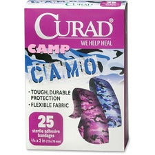 Curad Camo Fabric Adhesive Bandages