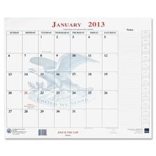 Unicor Month-at-a-Glance Blotter Style Calendar