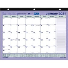 Brownline Mini Monthly Desk Pad