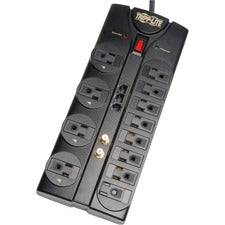 Tripp Lite Surge Protector 120V 12 Outlet RJ11 RJ45 Coax 8' Crd 2880 Joule