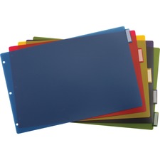Cardinal 11x17 Poly Insertable Dividers
