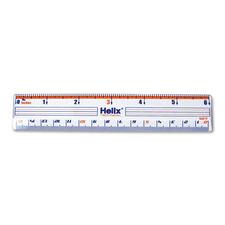 Helix 6" Shatter-Resistant Ruler