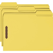 Smead 100% Recycled Fastener File Folders