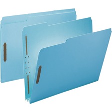 Smead 100% Recycled Fastener File Folders