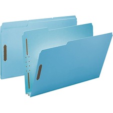 Smead 100% Recycled Fastener File Folders