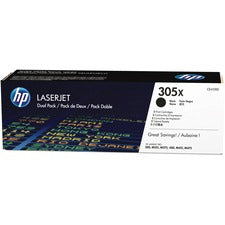 HP 305X (CE410XD) Original Toner Cartridge - Dual Pack