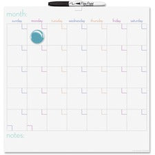 The Board Dudes Magnetic Dry-erase Cubicle Calendar