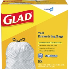 Glad Tall Kitchen Drawstring Trash Bags