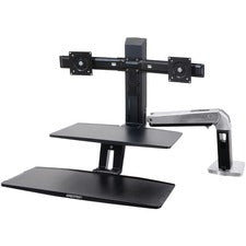 Ergotron 2439226 WorkFit-A Dual Monitor Stand