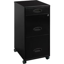 Lorell SOHO 18" 3-Drawer File Cabinet