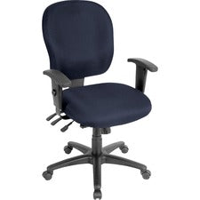 Lorell Adjustable Waterfall Design Task Chair