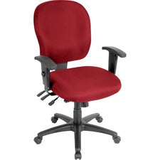 Lorell Adjustable Waterfall Design Task Chair